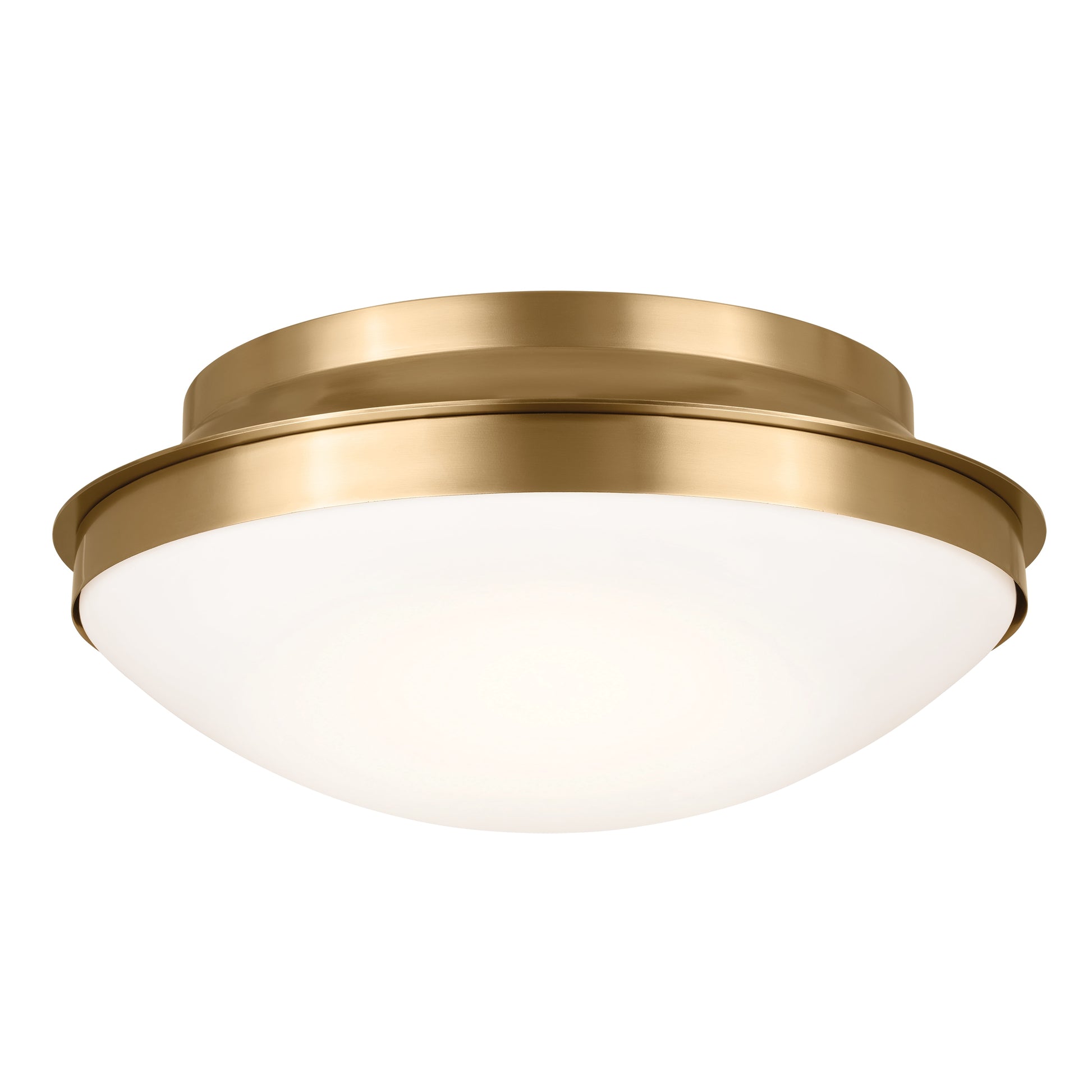Kichler Bretta 3 -Light 17.75-in Brushed Gold Flush Mount Light 5269740