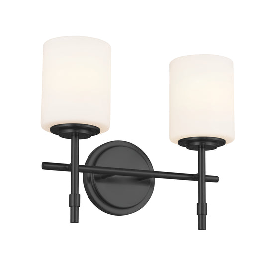 Kichler Ali 14-in 2 -Light Black Traditional Vanity light 5269673