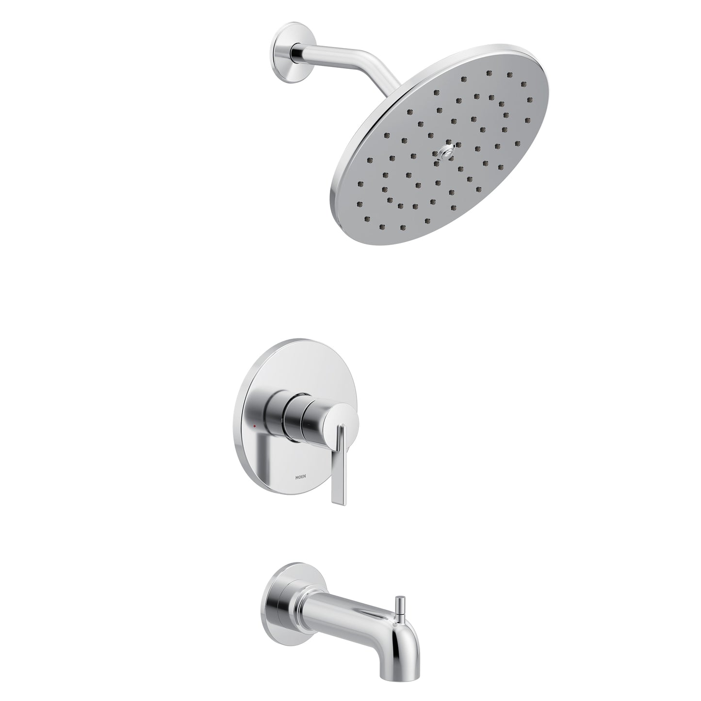 Moen Cia Chrome 1-handle Single function 10-in Shower Faucet