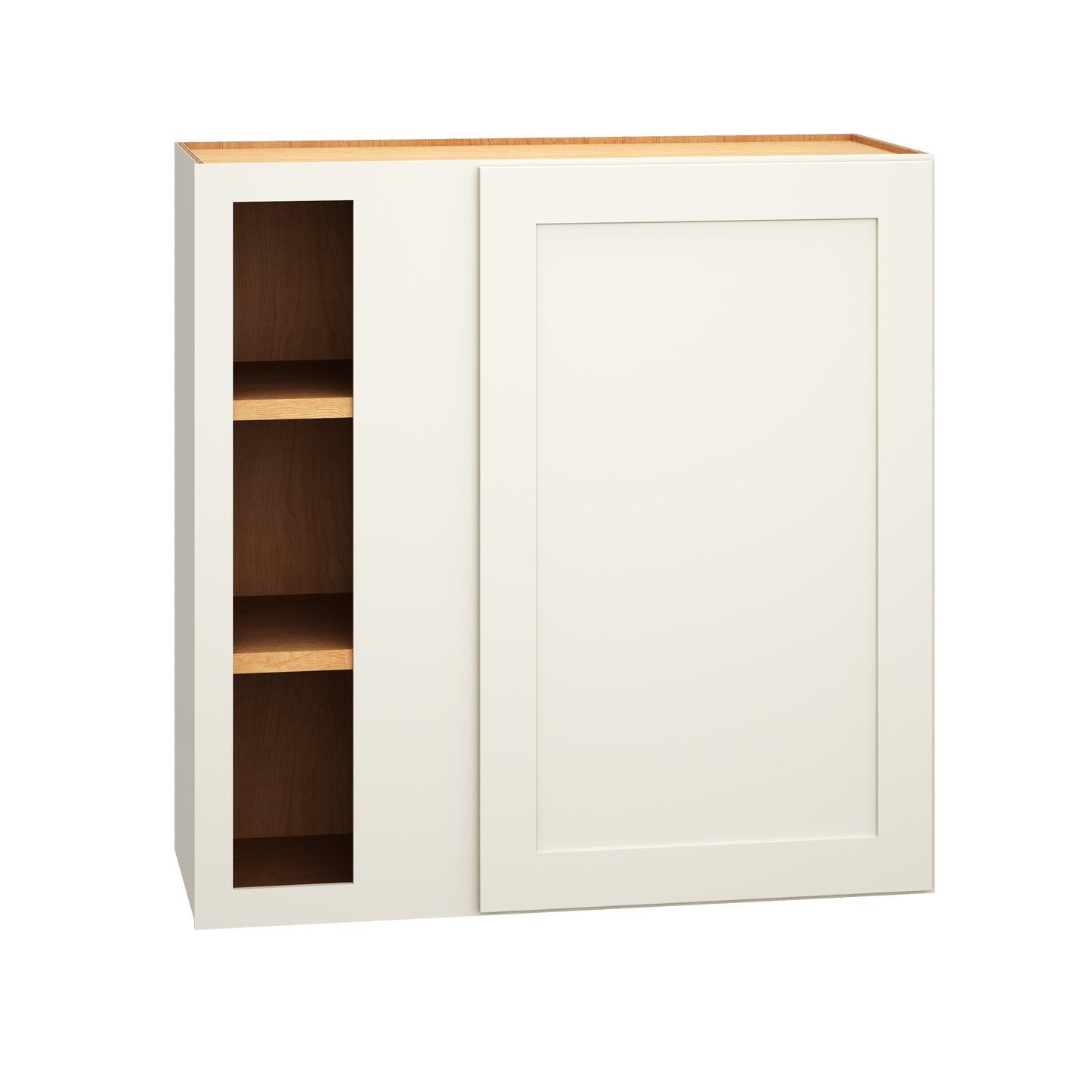 Diamond Express Jamestown 30-in W x 30-in H x 12-in D White Blind Corner wall Fully assembled Plywood Cabinet Recessed Panel Shaker