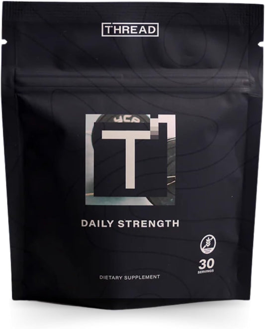 THREAD Performance Daily Strength | Strength & Recovery Capsules for Young Athletes | RipFACTOR® Herbal Blend | 30 Servings
