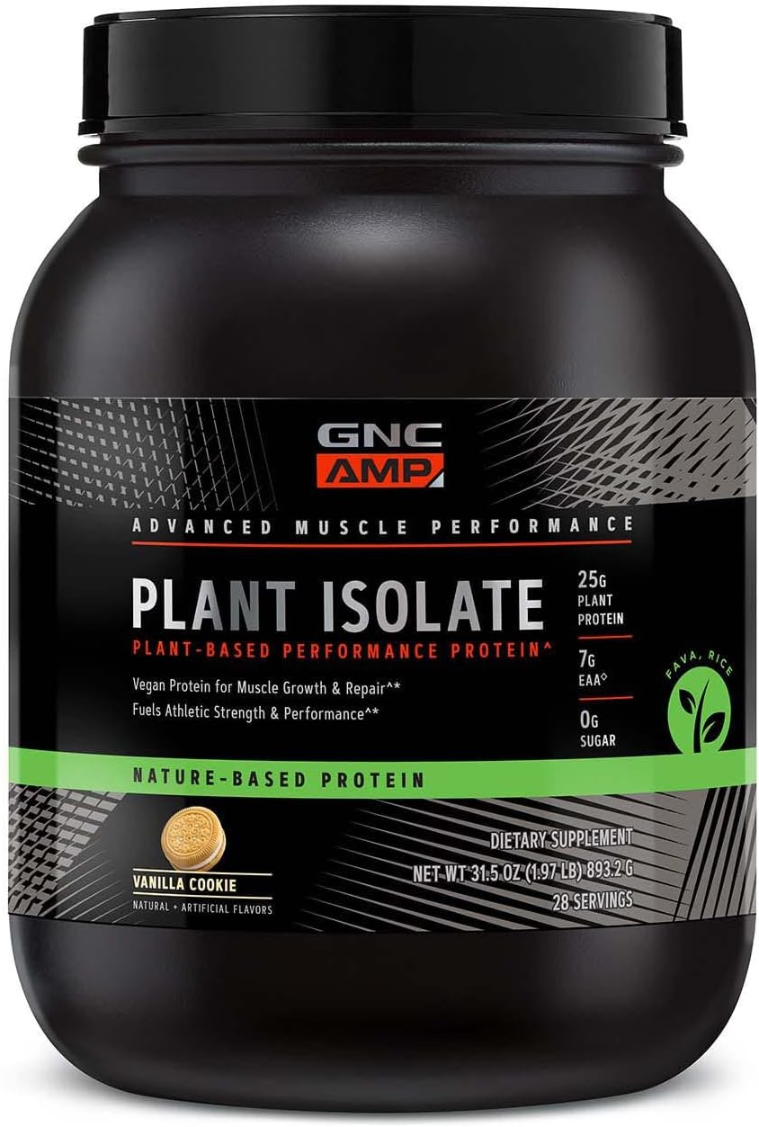 GNC AMP Plant Isolate Protein - Vanilla Cookie (28 Servings)