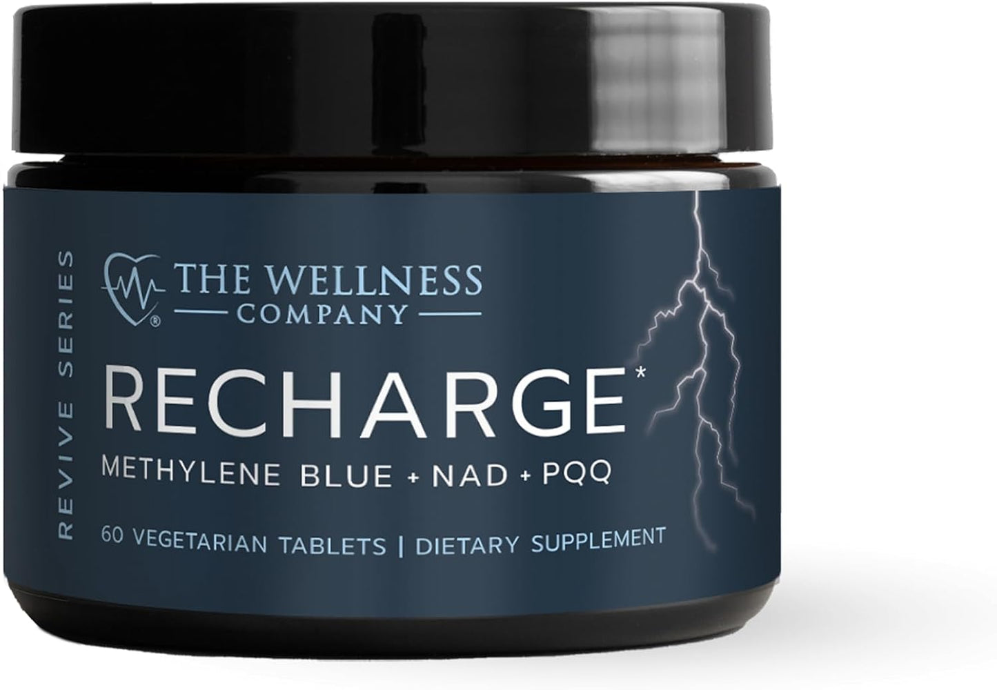 Recharge – Cognitive Performance, Mitochondrial Boost, Energy Production - Methylene Blue, NAD, PQQ