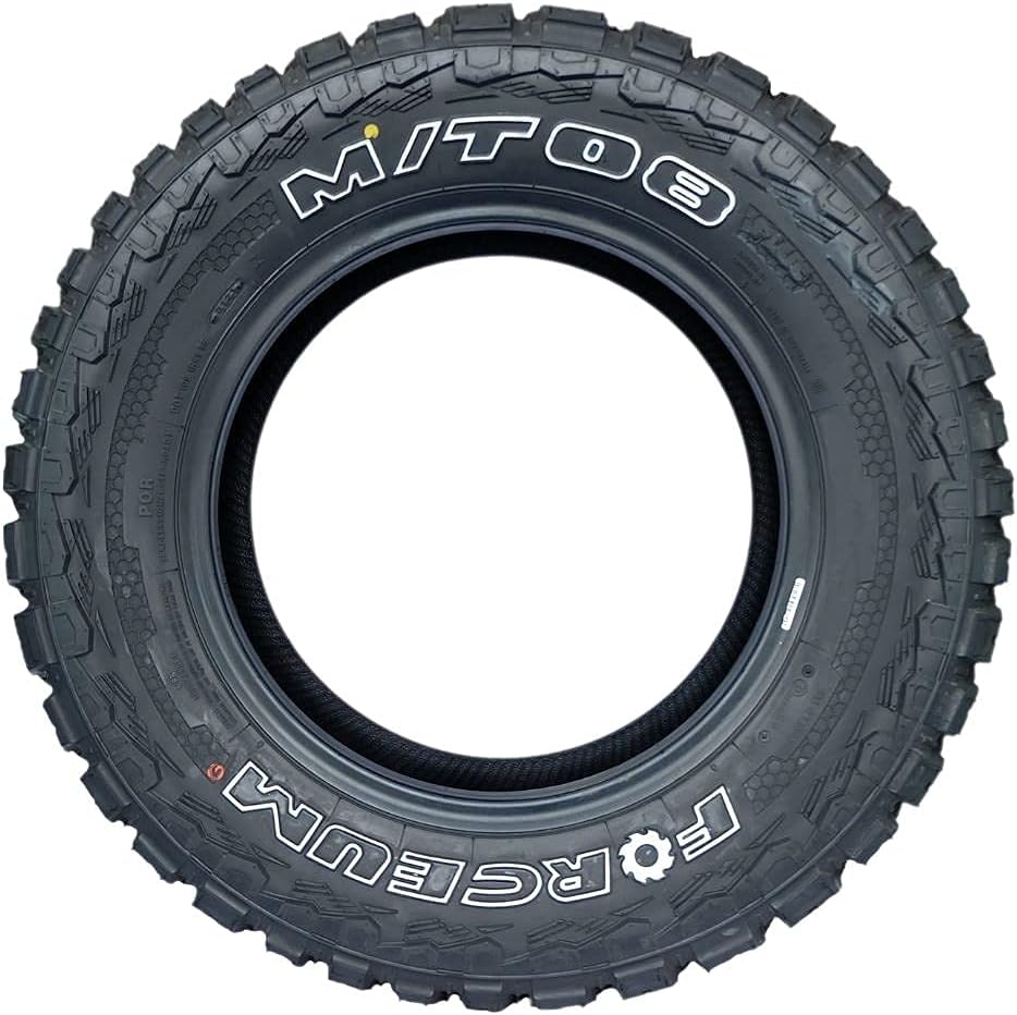 Forceum M/T 08 Plus Mud Off-Road Light Truck Radial Tire-LT235/75R15 235/75/15 235/75-15 104/101Q Load Range C LRC 6-Ply OWL Outlined White Letters