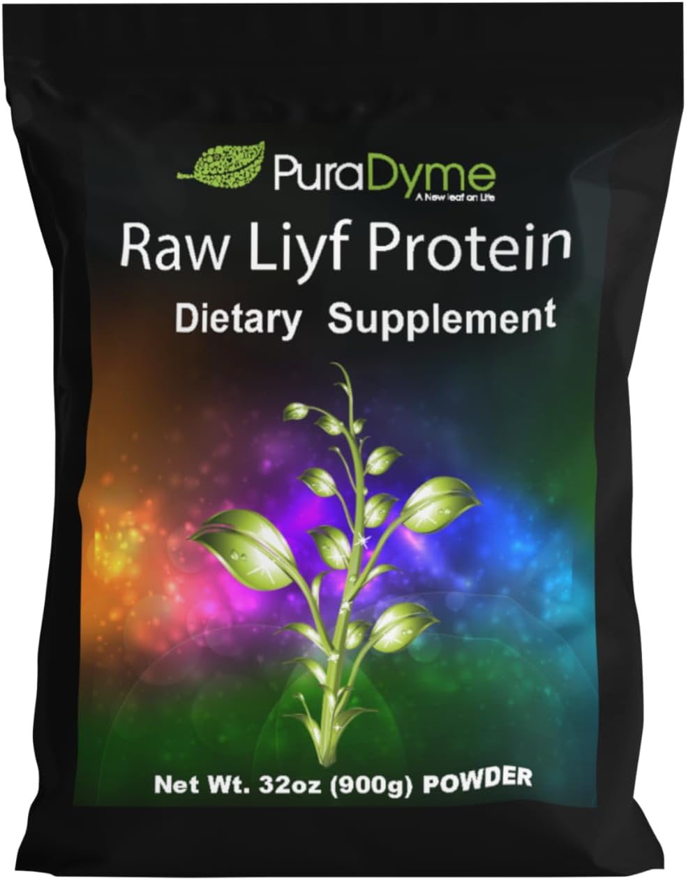 Raw Liyf Protein Natural 900g Powder