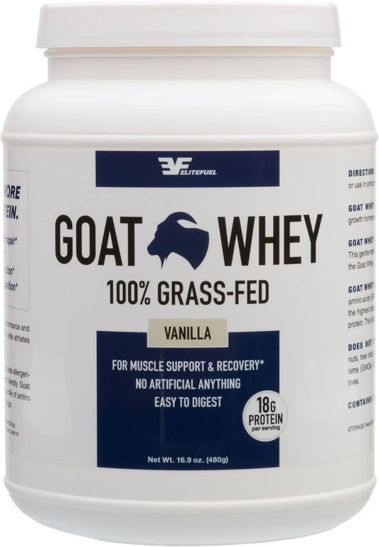 Goat Whey Protein | Grass-Fed | from Pastured Goats- Natural Vanilla