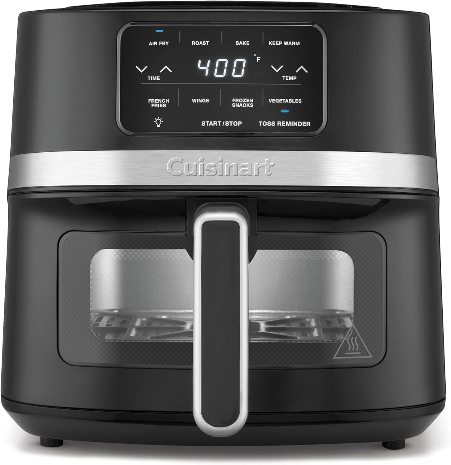 Cuisinart 4.5-Qt Basket Air Fryer, Interior light, Dishwasher-Safe Parts, 4 Presets, Roast, Bake, Broil, Air Fry & Keep Warm for Quick & Easy Meals (AIR-160C)