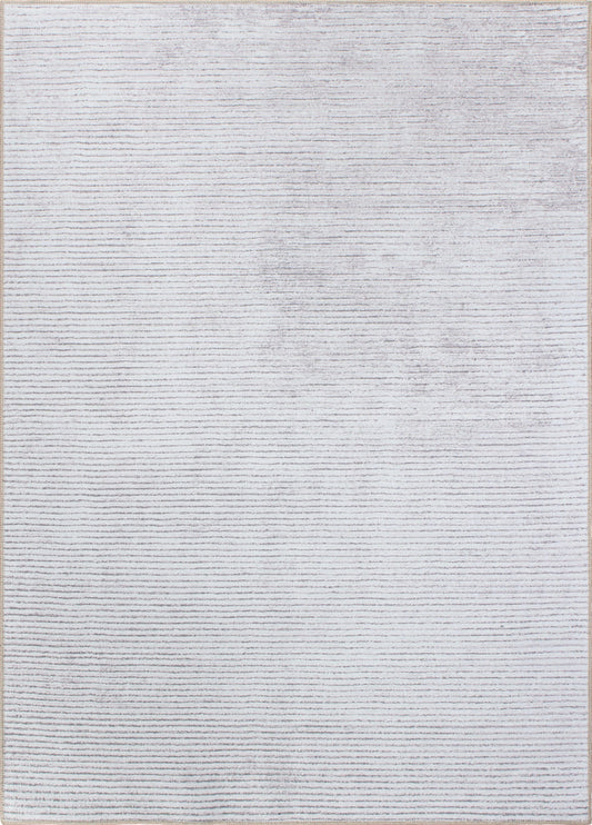 World Rug Gallery Somerville 9 x 12 (ft) Loomed Ivory Rectangular Indoor Solid Vintage Machine washable Pet Friendly Area rug