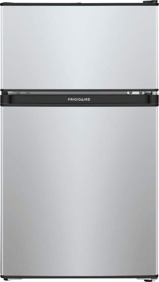 Frigidaire - 3.1 Cu. Ft. Mini Fridge with Built-In Freezer - Silver