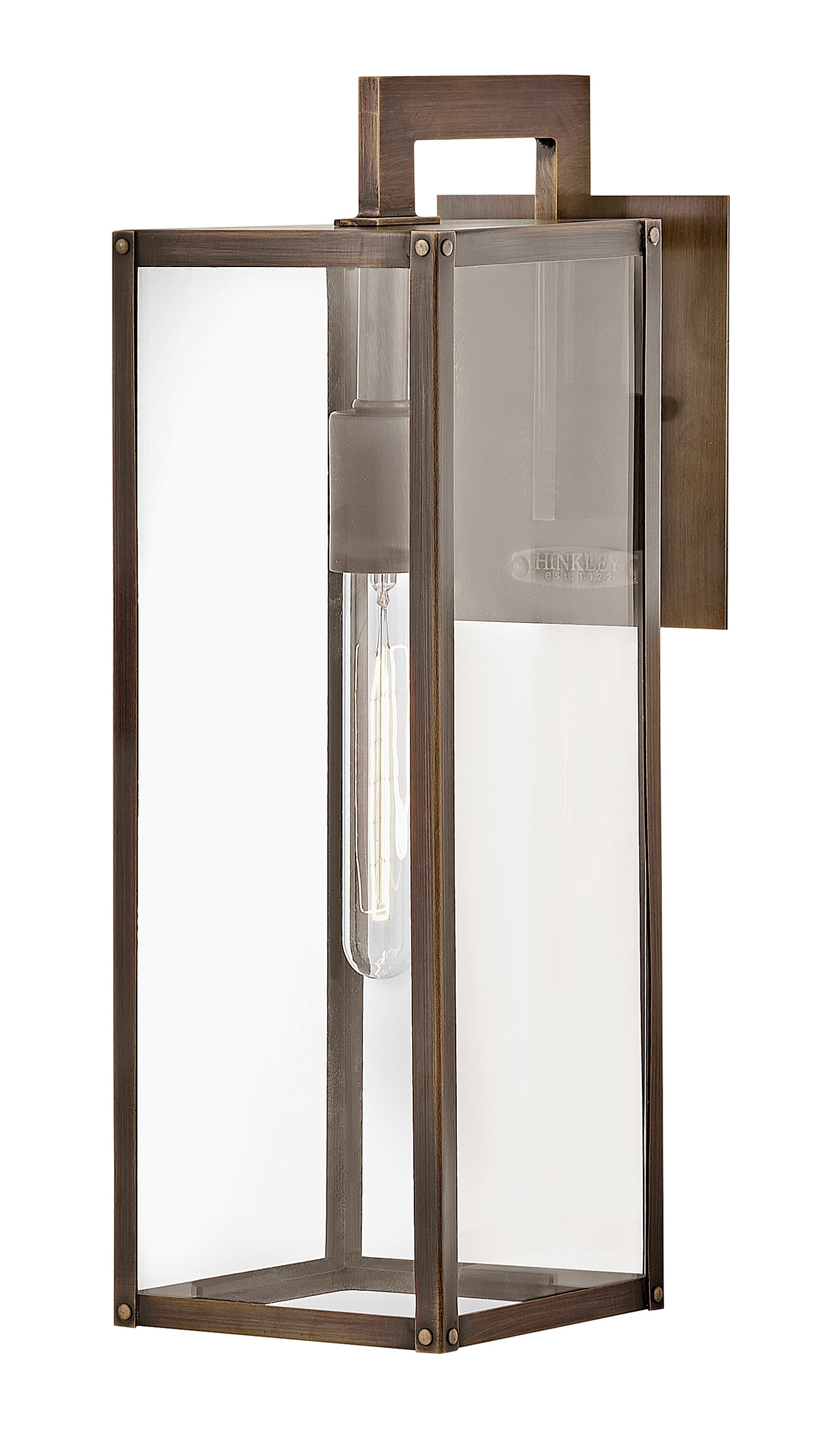 Hinkley Max 1 -Light 18.5-in H Bronze Hardwired Integrated LED Outdoor Wall Light 5366284