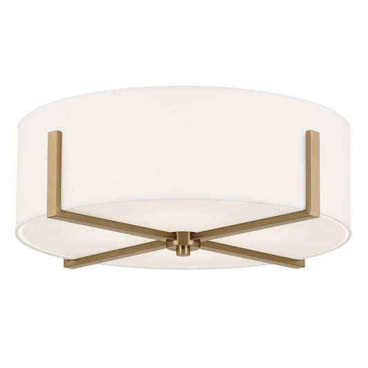 Kichler Malen 4 -Light 20-in Gold Flush Mount Light 5384850