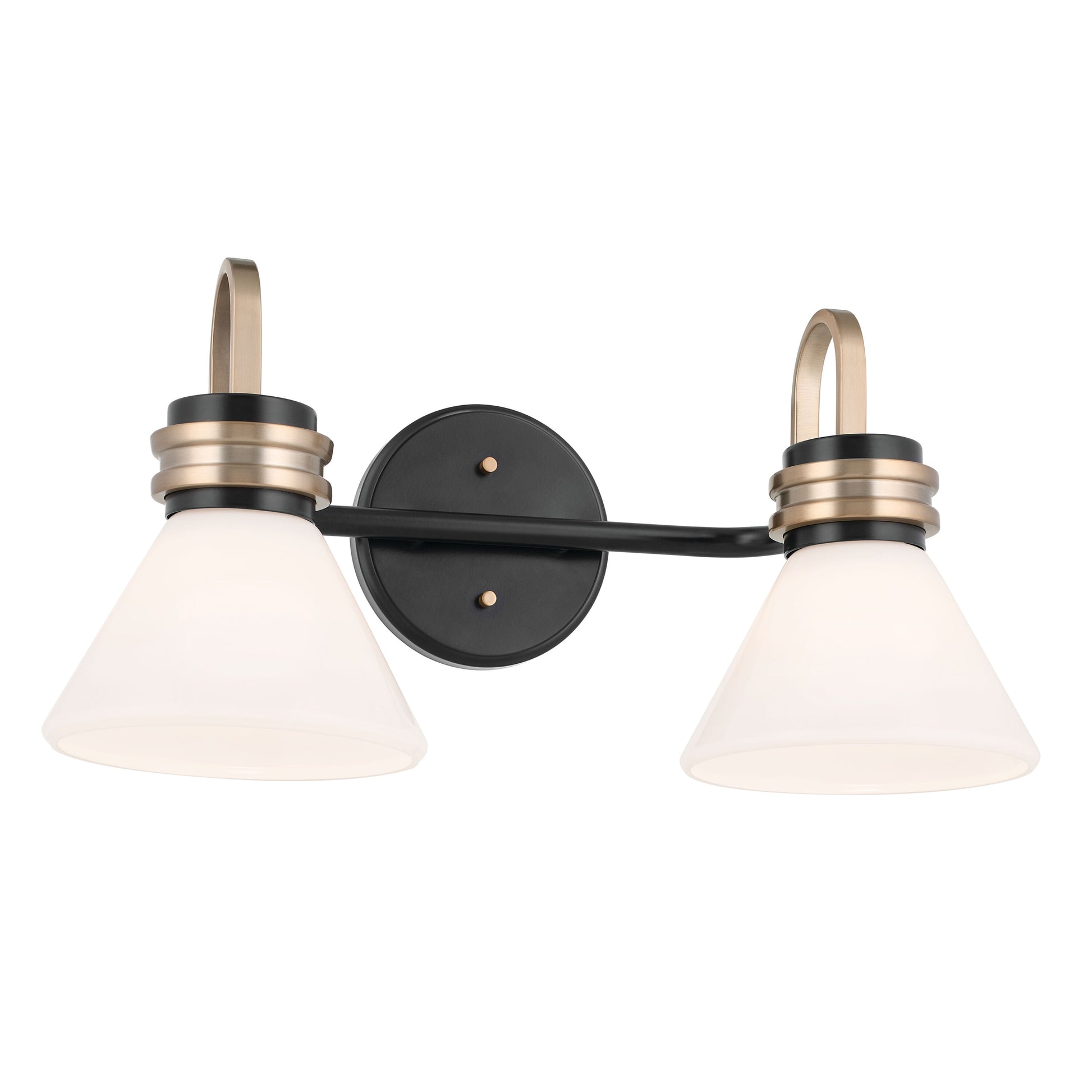 Kichler Farum 19.25-in 2 -Light Black Modern/contemporary Vanity light 5384733