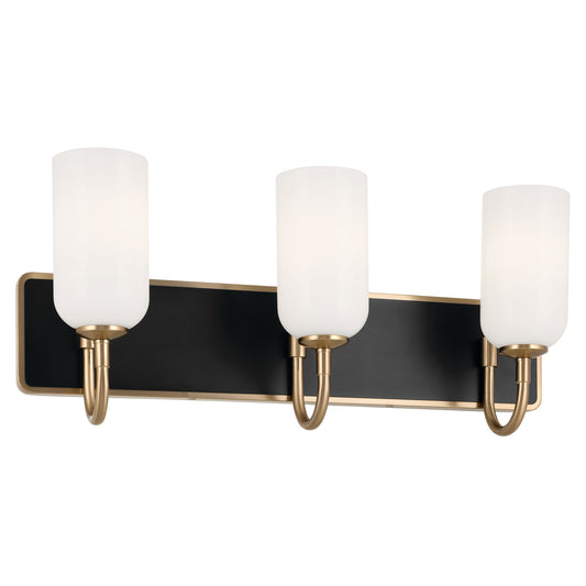 Kichler Solia 24-in 3 -Light Gold Modern/contemporary Vanity light 5384797