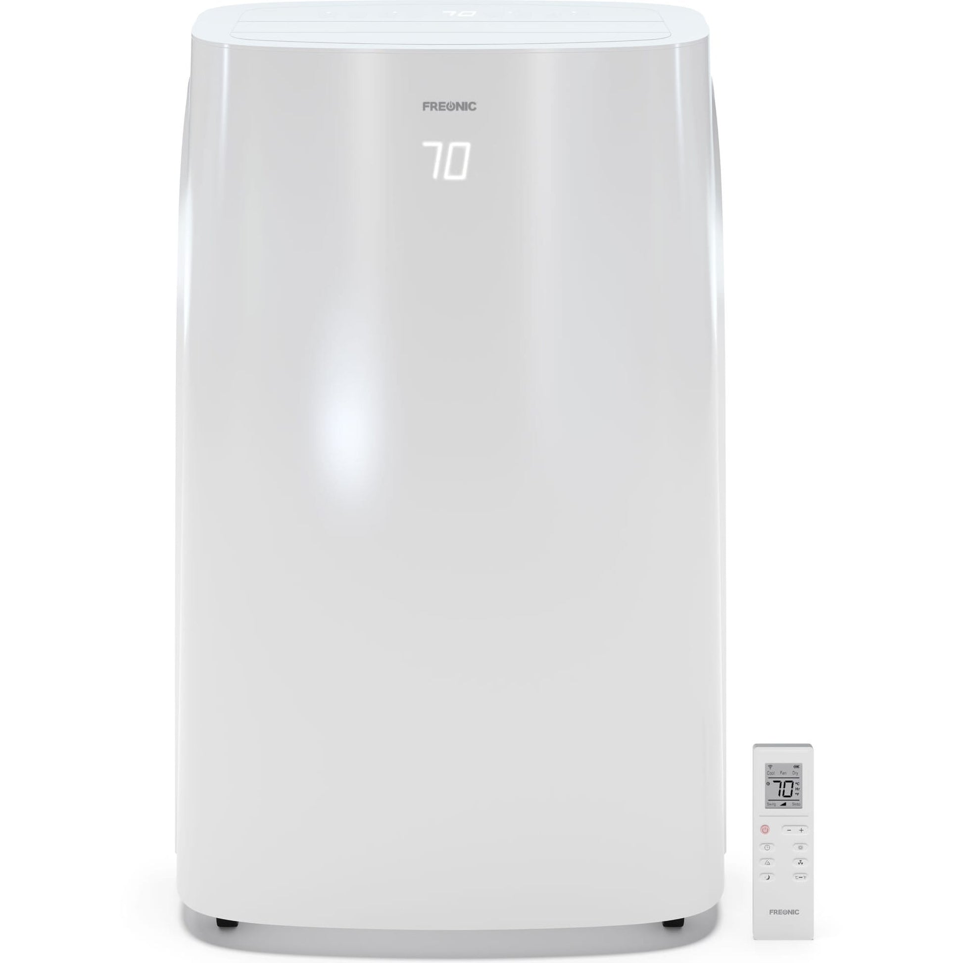 Freonic 6350-BTU DOE (115-Volt) White Vented Portable Air Conditioner with Remote Cools 300-sq ft FHCP062AKR
