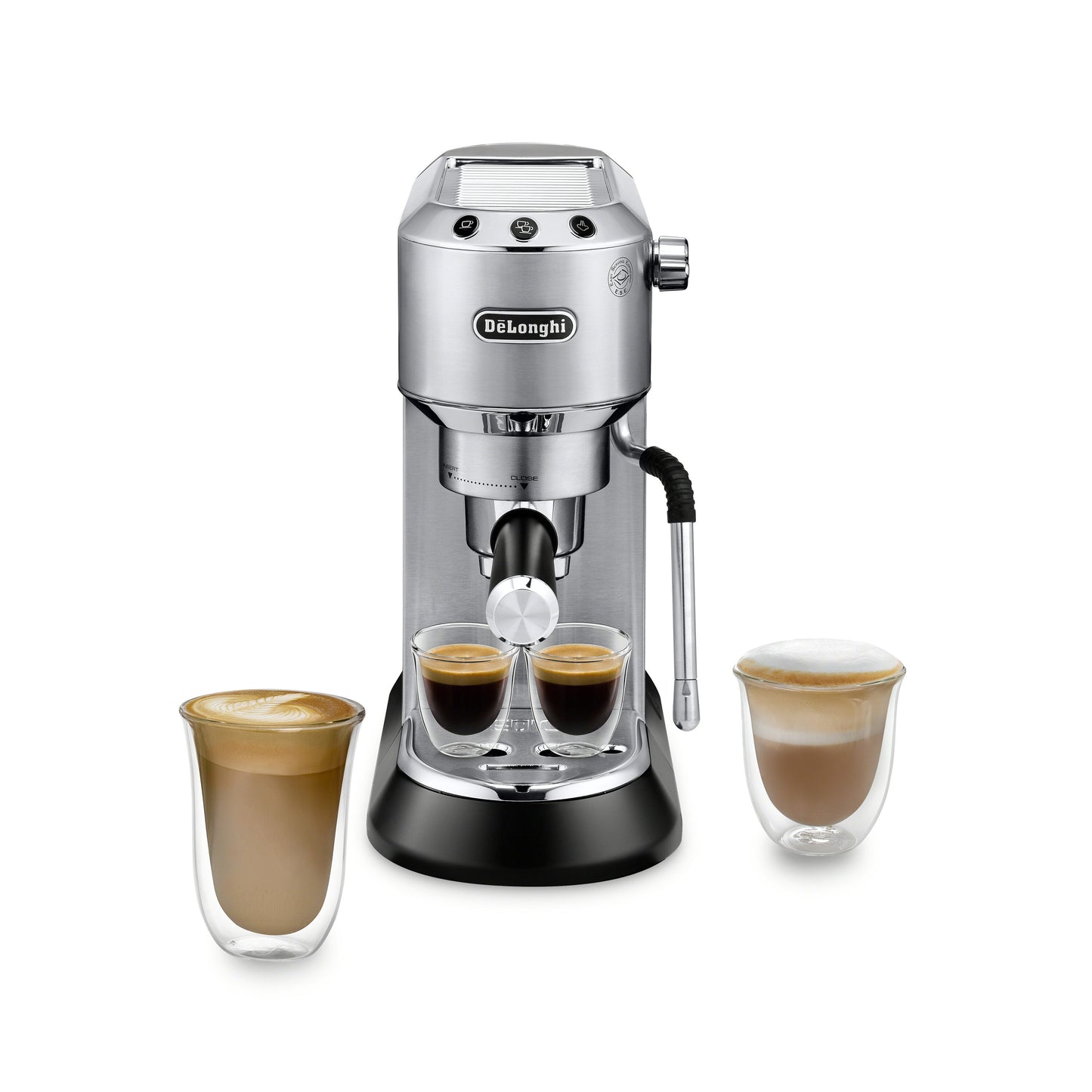 De'Longhi Dedica Arte Stainless Steel Manual Espresso Machine EC885M