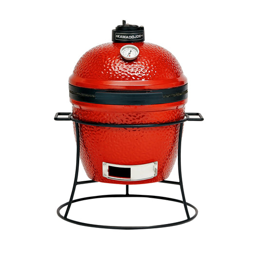 Kamado Joe Joe Jr. 13.5-in W Blaze Red Kamado Charcoal Grill KJ13RH