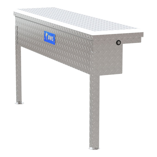 UWS 48.875-in x 14.75-in x 11.75-in Bright Aluminum Aluminum Side Mount Truck Tool Box EC30201