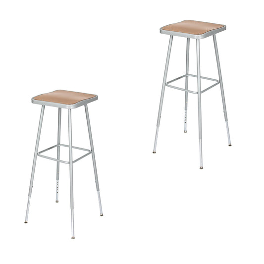 Hampden Furnishings Clint 30-inch Gray Work Seat Stool (2-Pack) - Versatile, Durable, and Comfortable with 500 lbs Weight Capacity HMD6300CGY-H/2