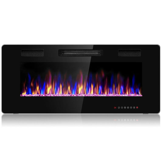 BABOOM 42-in W Black Fan-forced Electric Fireplace BOM-24704-CO