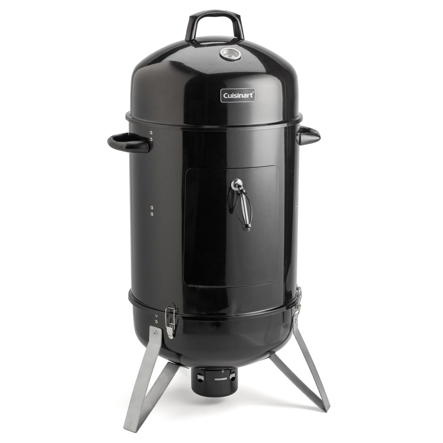Cuisinart Charcoal Smoker 510-Sq in Black Vertical Charcoal Smoker COS-118