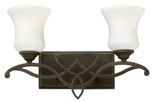Hinkley Brooke 16.5-in 2 -Light Antique Bronze Transitional Vanity light 5663269
