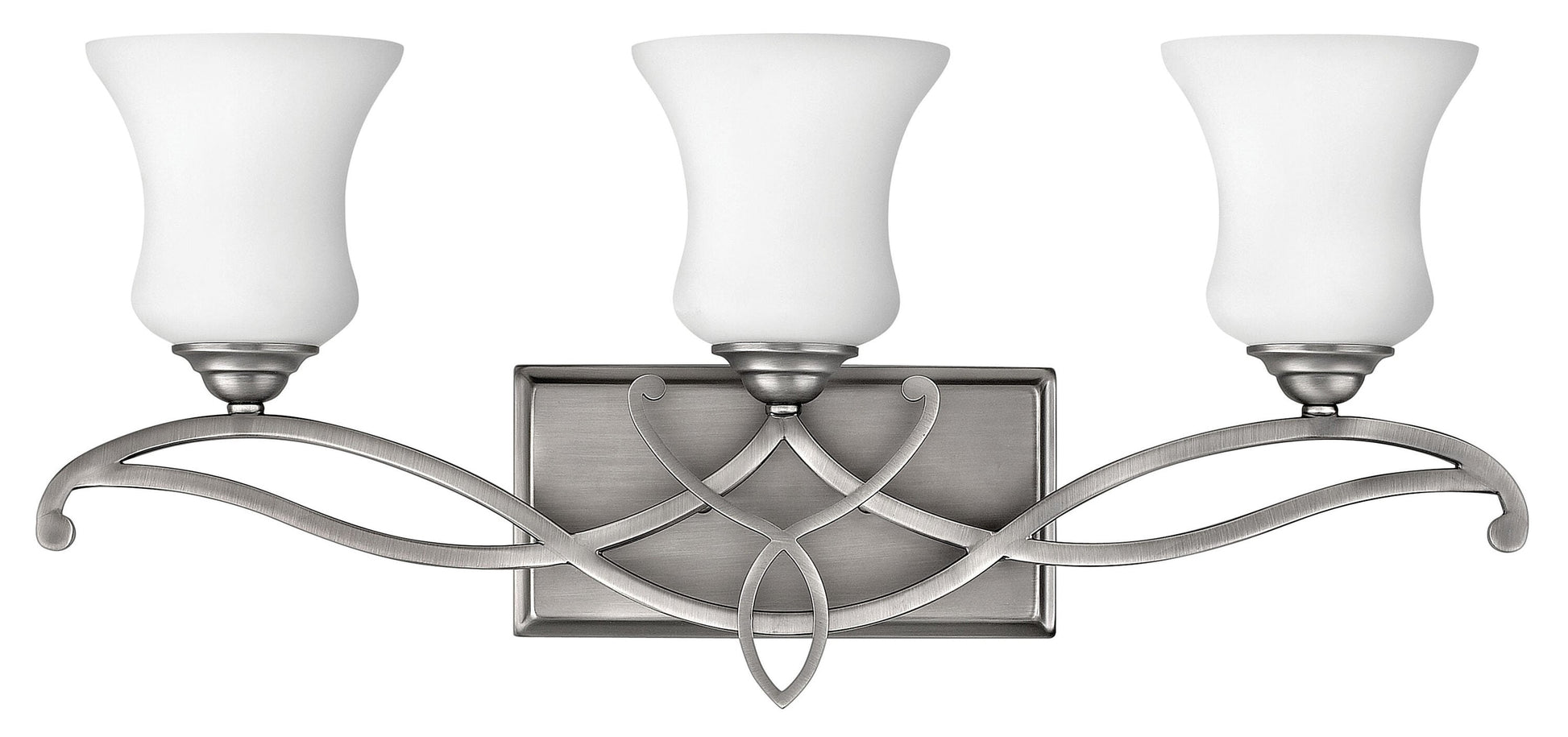 Hinkley Brooke 24-in 3 -Light Antique Nickel Transitional Vanity light 5663271