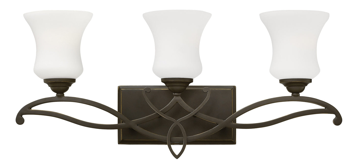 Hinkley Brooke 24-in 3 -Light Antique Bronze Transitional Vanity light 5663274