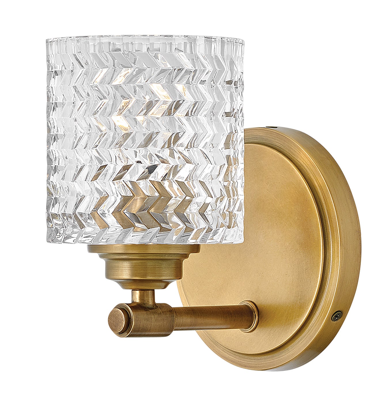 Hinkley Elle 5.5-in 1 -Light Brushed Brass Traditional Vanity light 5663002