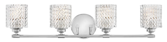 Hinkley Elle 32-in 4 -Light Gloss Chrome Traditional Vanity light 5663073