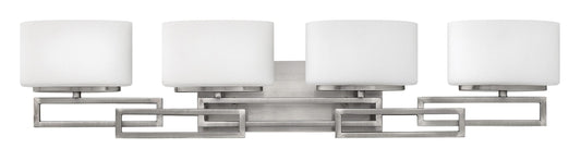 Hinkley Lanza 34-in 4 -Light Brushed Nickel Transitional Vanity light 5663024