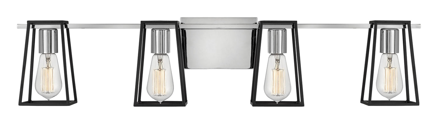 Hinkley Filmore 33.5-in 4 -Light Gloss Chrome Transitional Vanity light 5662997