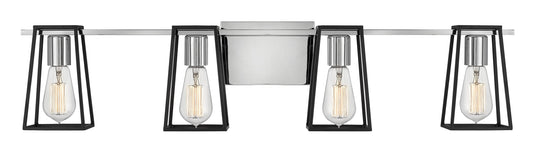 Hinkley Filmore 33.5-in 4 -Light Gloss Chrome Transitional Vanity light 5662997