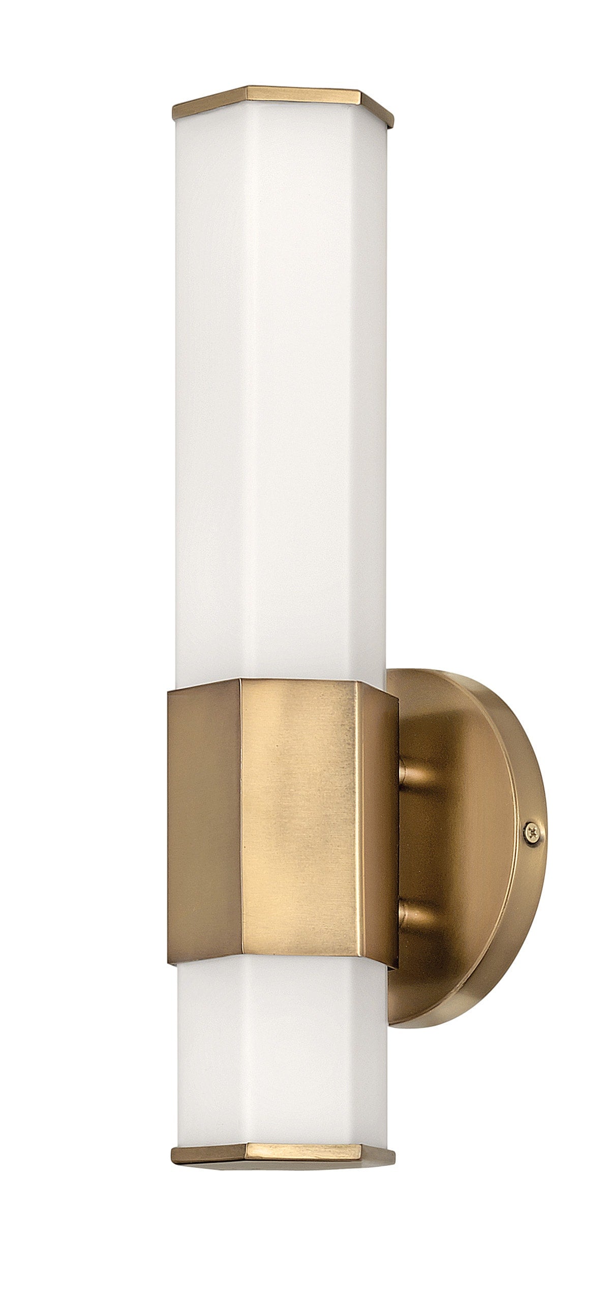 Hinkley Facet 5-in 1 -Light Antique Gold Integrated LED Modern/contemporary Vanity light 5662927