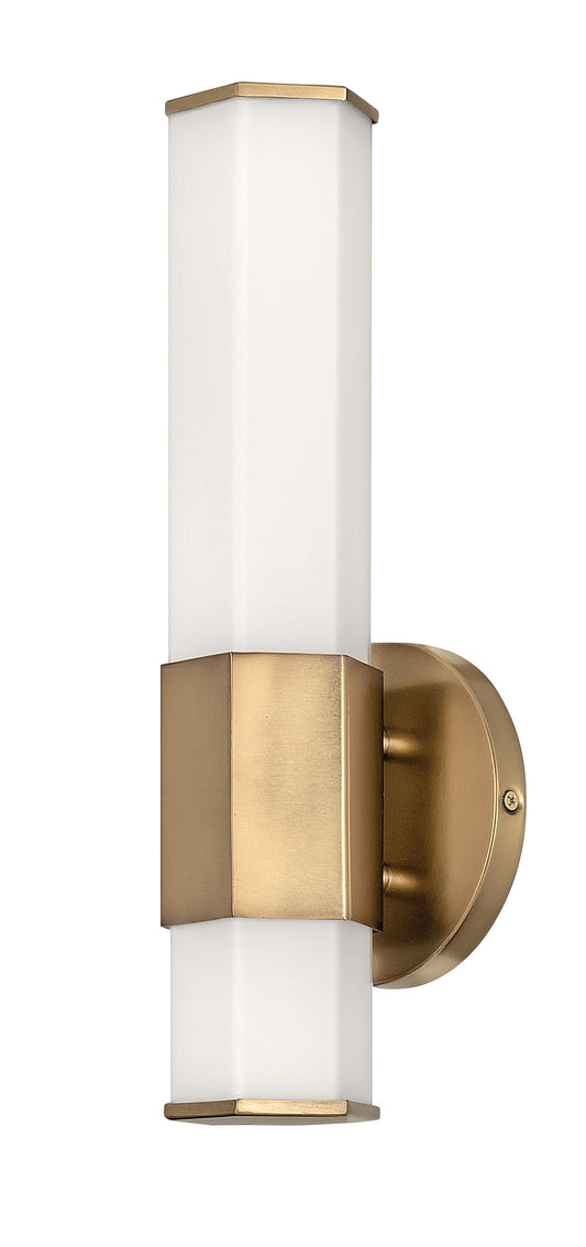 Hinkley Facet 5-in 1 -Light Antique Gold Integrated LED Modern/contemporary Vanity light 5662927