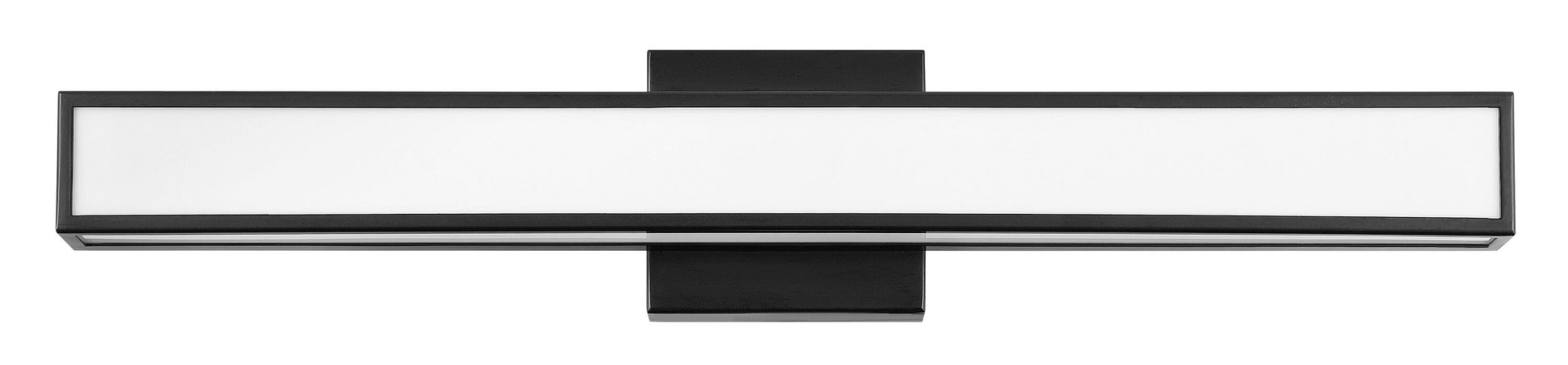 Hinkley Alto 24-in 3 -Light Matte Black Integrated LED Modern/contemporary Vanity light