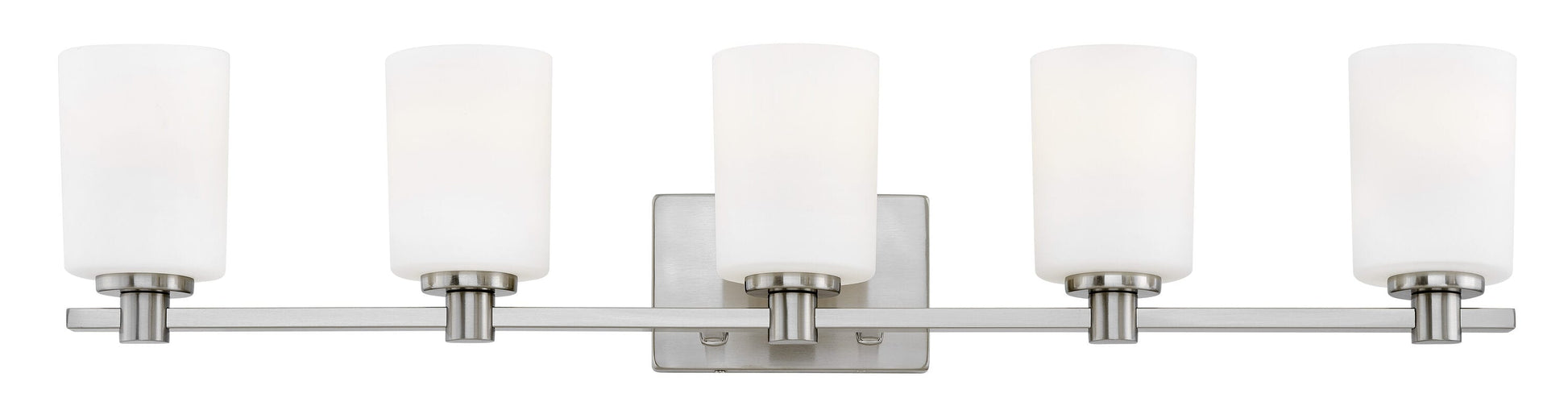 Hinkley Karlie 35.5-in 5 -Light Brushed Nickel Transitional Vanity light 5663166