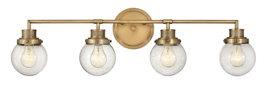 Hinkley Poppy 33.25-in 4 -Light Antique Gold Modern/contemporary Vanity light 5663090