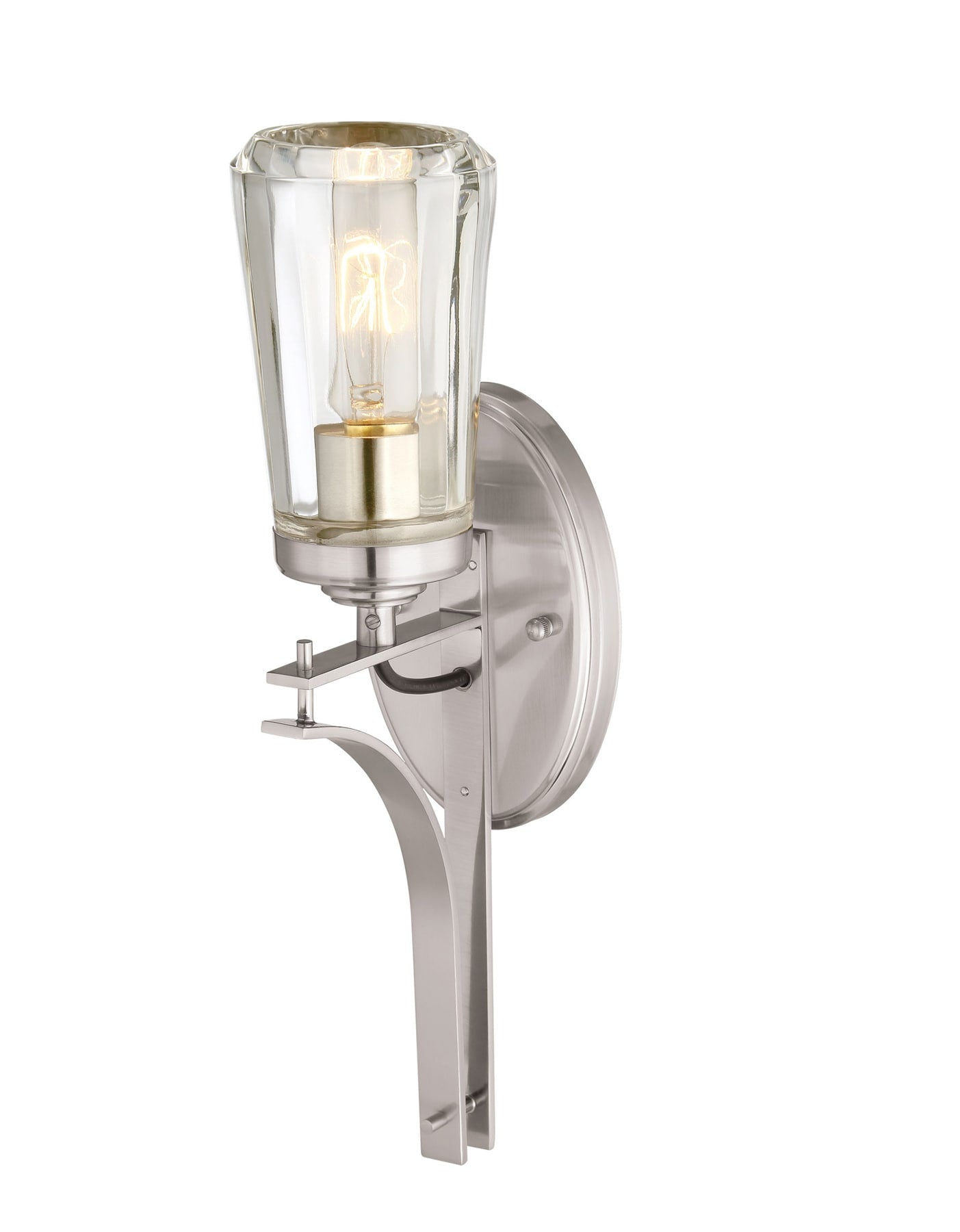 Minka Lavery Poleis 5.037-in 1 -Light Brushed Nickel Modern/contemporary Vanity light 1640758