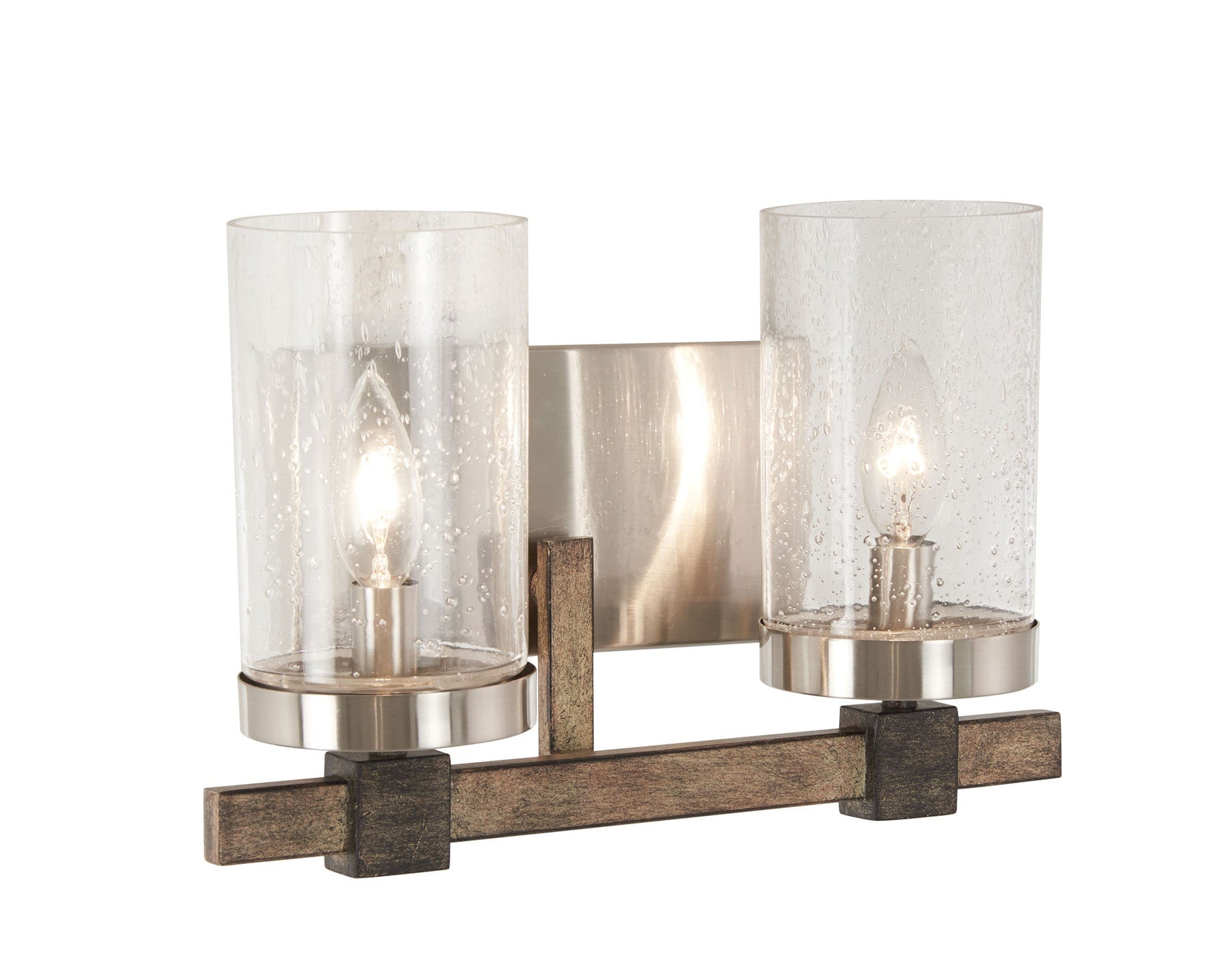 Minka Lavery Bridlewood 14-in 2 -Light Multiple finishes Multiple colors Farmhouse Vanity light 1640806