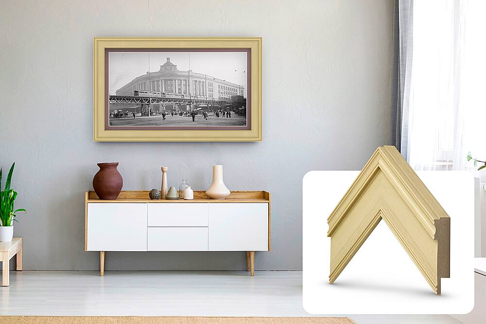 Deco TV Frames - Premiere Bezel for Samsung the Frame TV - 32" - Antique White