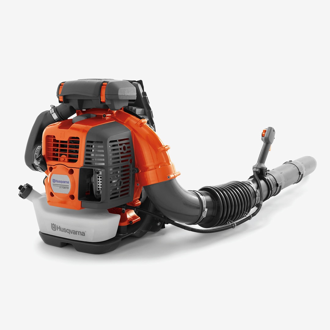 Husqvarna 570BTS 66-cc 2-cycle 972-CFM 236-MPH Gas Backpack Leaf Blower 966629402