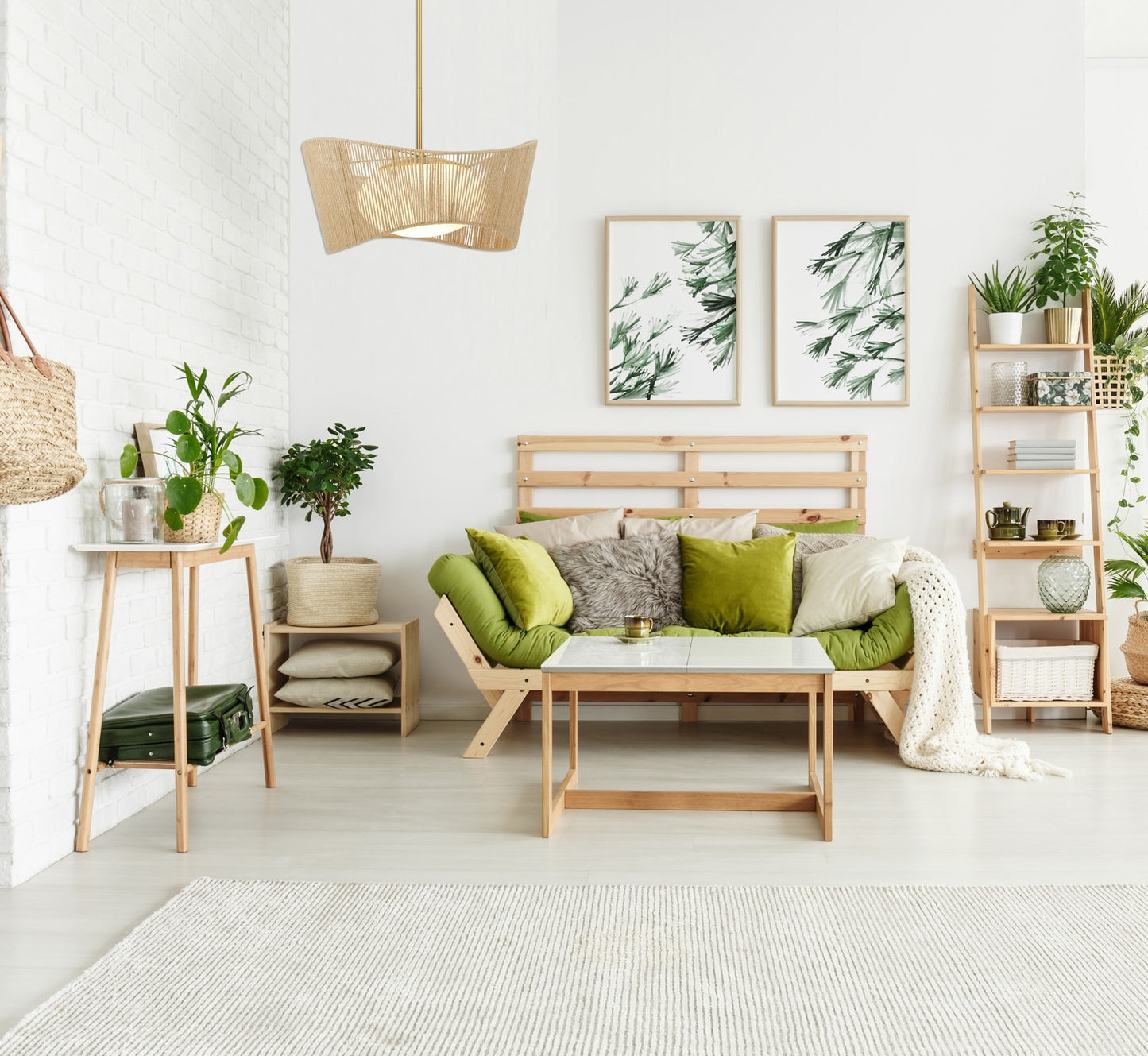 Minka Lavery Key Largo Soft Brass Modern/contemporary Opal glass Drum Medium Hanging Pendant light 5649230