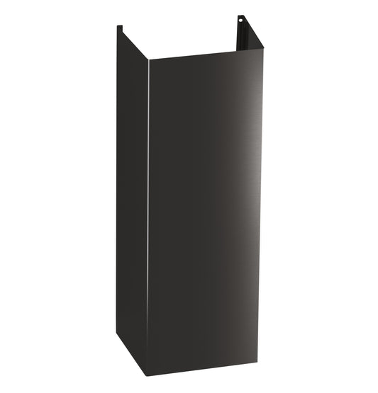GE Wall-Mounted range hood Flue cover Black Stainless