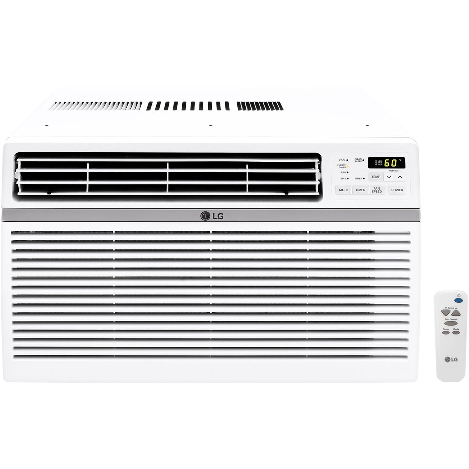 LG 450-sq ft Window Air Conditioner with Remote (115-Volt; 10000-BTU) Wi-Fi enabled LW1017ERSM