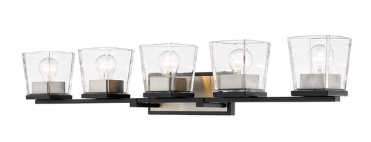 Z-Lite Bleeker Street 42.5-in 5 -Light Multiple finishes Multiple colors Transitional Vanity light