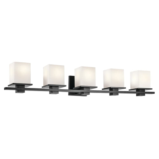 Kichler Tully 40.25-in 5 -Light Black Modern/contemporary Vanity light 5696757