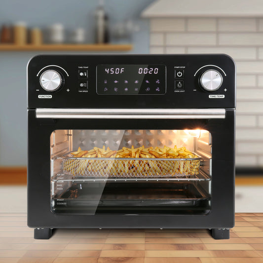 Elite 24-Quart Black Programmable Air Fryer EAF9310