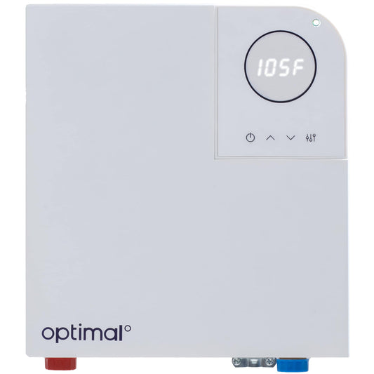 Optimal 220/240 Volt 12 KW 2.5 GPM Smart Electric Tankless Water Heater OPTI12