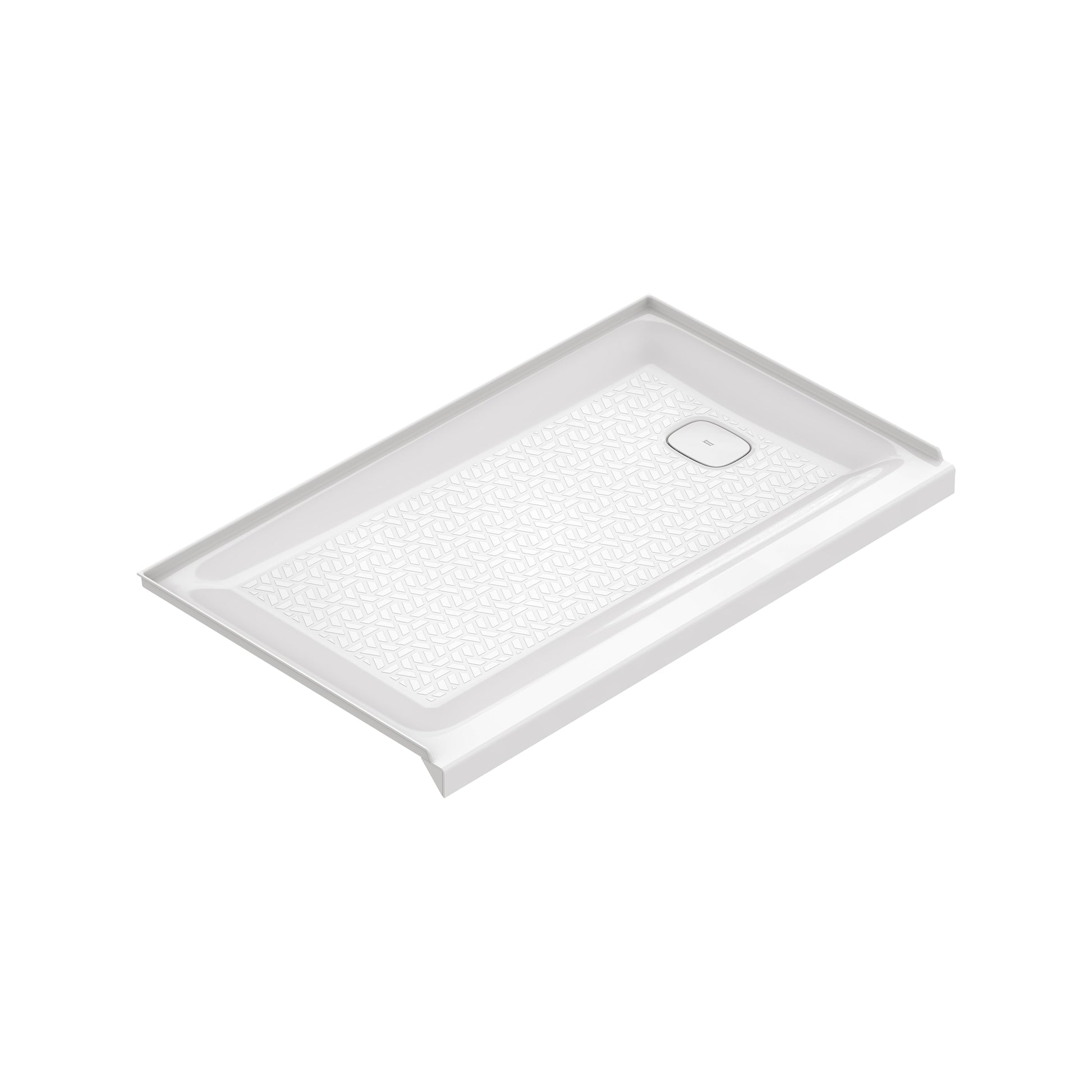 American Standard Aspirations 36-in W x 60-in L Right White Single Threshold Rectangle Shower Pan Base with 5-in H Threshold
