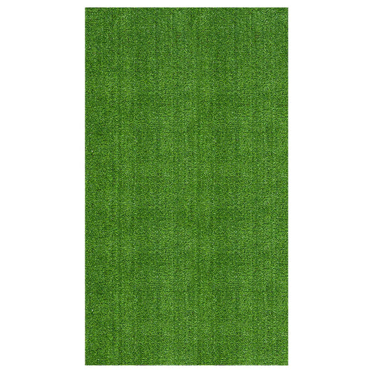 Ottomanson Artificial grass 7x45 Fake Grass Turf Rug For Patio Lawn Landscape 6.5-ft x 45-ft Artificial Grass